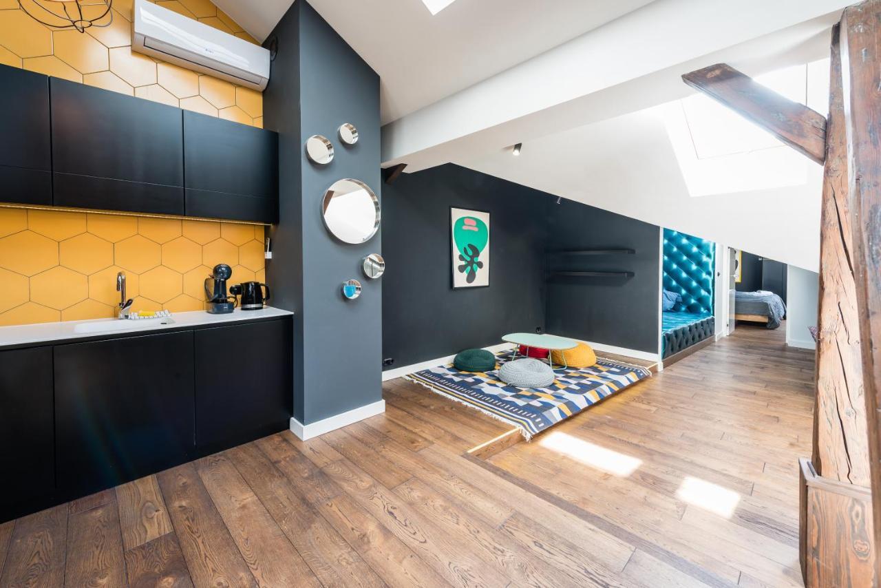 Ferienwohnung Wegierska Luxury Loft Wawelofts Krakau Exterior foto