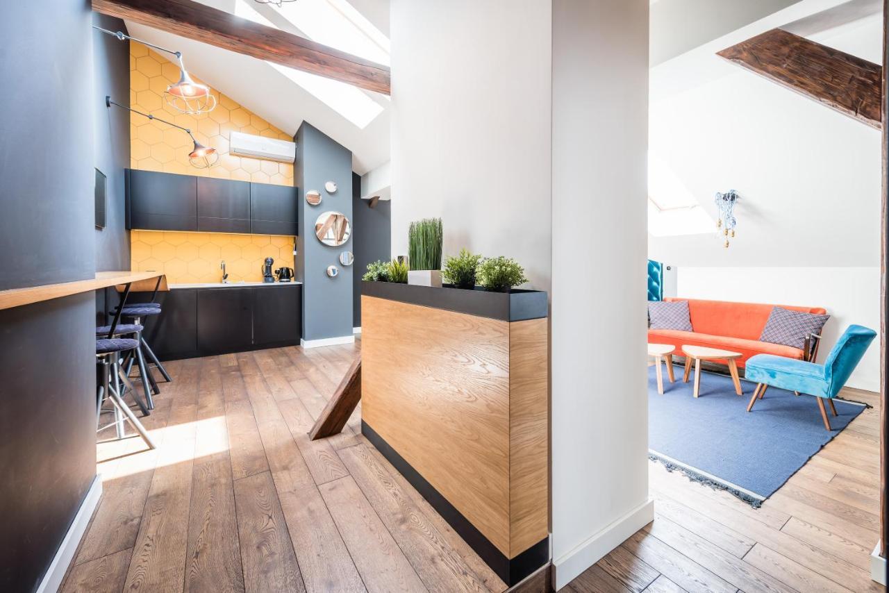 Ferienwohnung Wegierska Luxury Loft Wawelofts Krakau Exterior foto